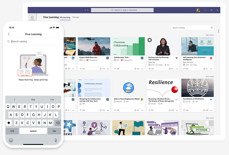 Learning Resources In Viva Learning